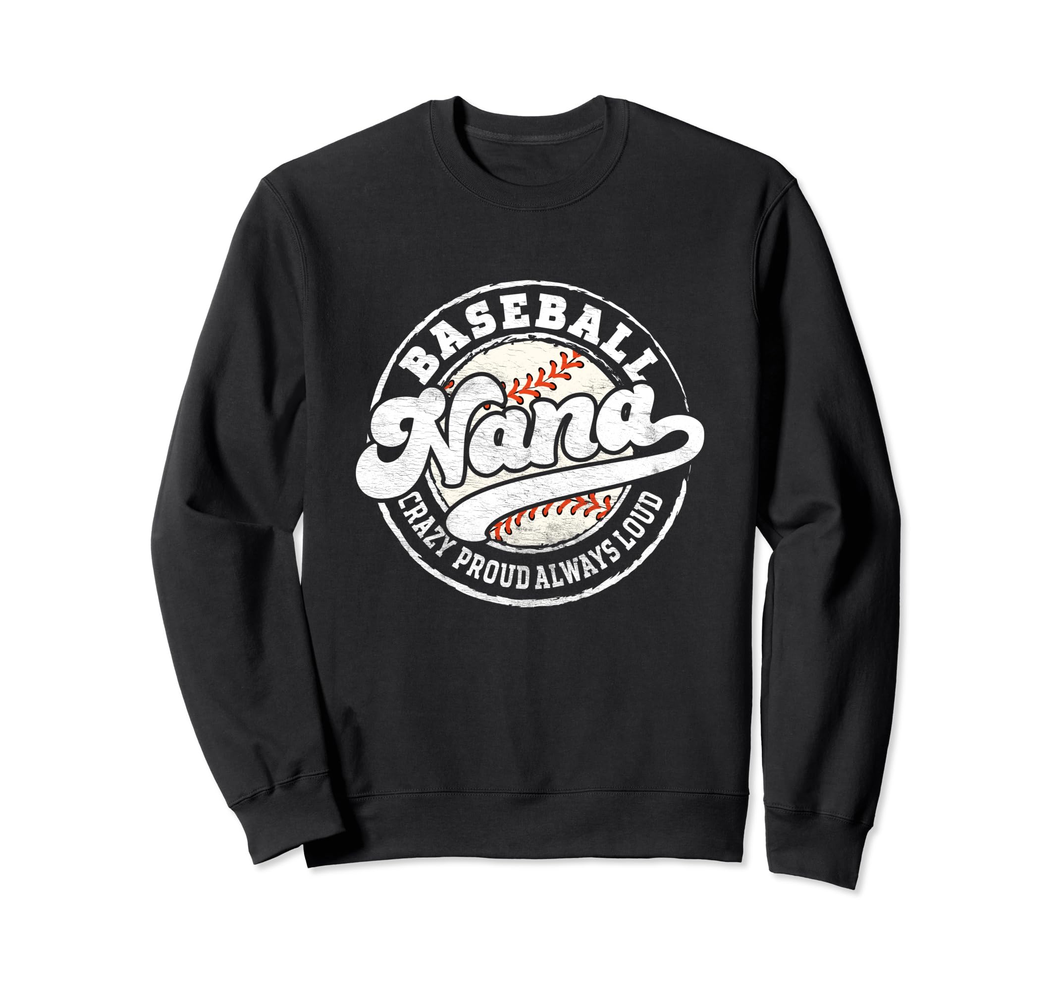Baseball Nana Matching Family Sweatshirt - Minimalist Print for Adults - T-Shirt, Sweatshirt, Hoodie