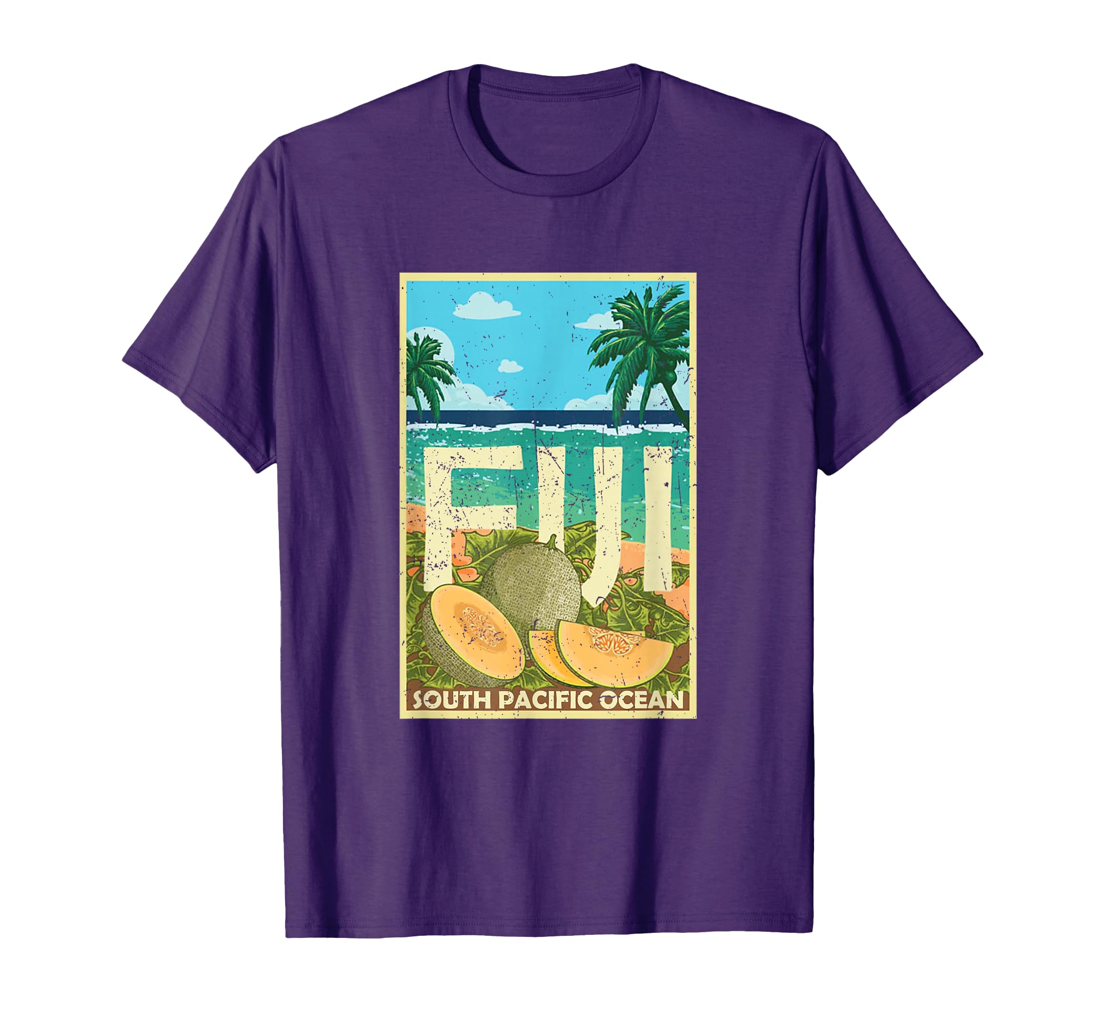 Distressed Fiji Islands South Pacific T-Shirt - Novelty Apparel Men Women - T-Shirt, Sweatshirt, Hoodie