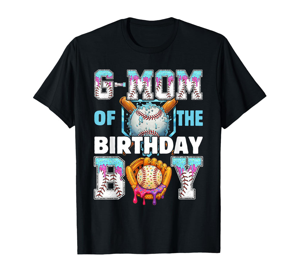 Baseball Ice Cream Drip G Mom Birthday T-Shirt - Custom Art Print Men Women - T-Shirt, Sweatshirt, Hoodie