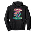 Alien Life Form Alien Head Colorful Hoodie - Streetwear Style for Adults - T-Shirt, Sweatshirt, Hoodie