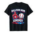 Ice Cream Drip Ballpark Mom Baseball T-Shirt - Graphic Print Men Women - T-Shirt, Sweatshirt, Hoodie