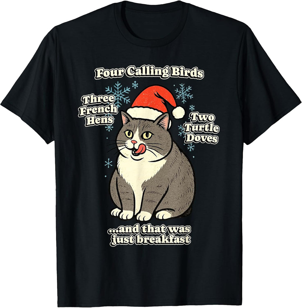 Cat Lovers Humor Christmas Merch Accessories - Adult & Kids T-Shirts, Sweatshirts & Hoodies apparel design preview 1