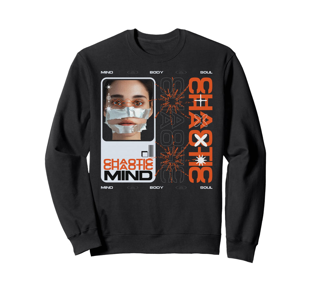 Y2K Chaotic Bold Urban Graffiti Sweatshirt - Aesthetic Graphic Men Women - T-Shirt, Sweatshirt, Hoodie