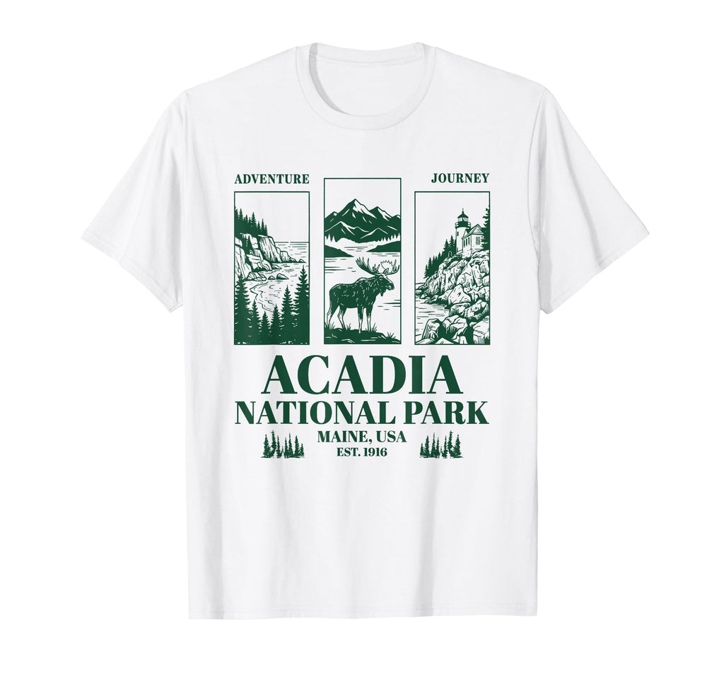 Acadia National Park Maine Nature T-Shirt - Graphic Print Men Women - T-Shirt, Sweatshirt, Hoodie