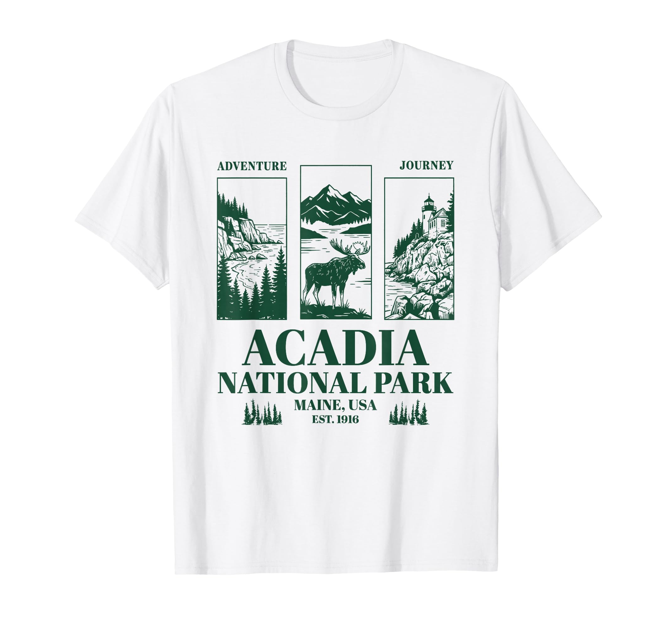 Acadia National Park Maine Nature T-Shirt - Graphic Print Men Women - T-Shirt, Sweatshirt, Hoodie