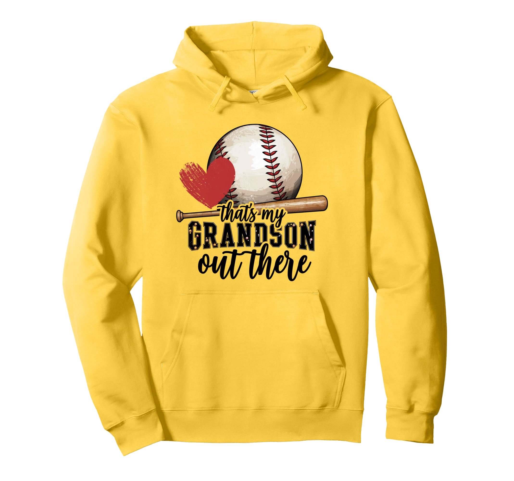 Thats My Grandson Out There Baseball Hoodie - Trendy Graphic Men Women - T-Shirt, Sweatshirt, Hoodie