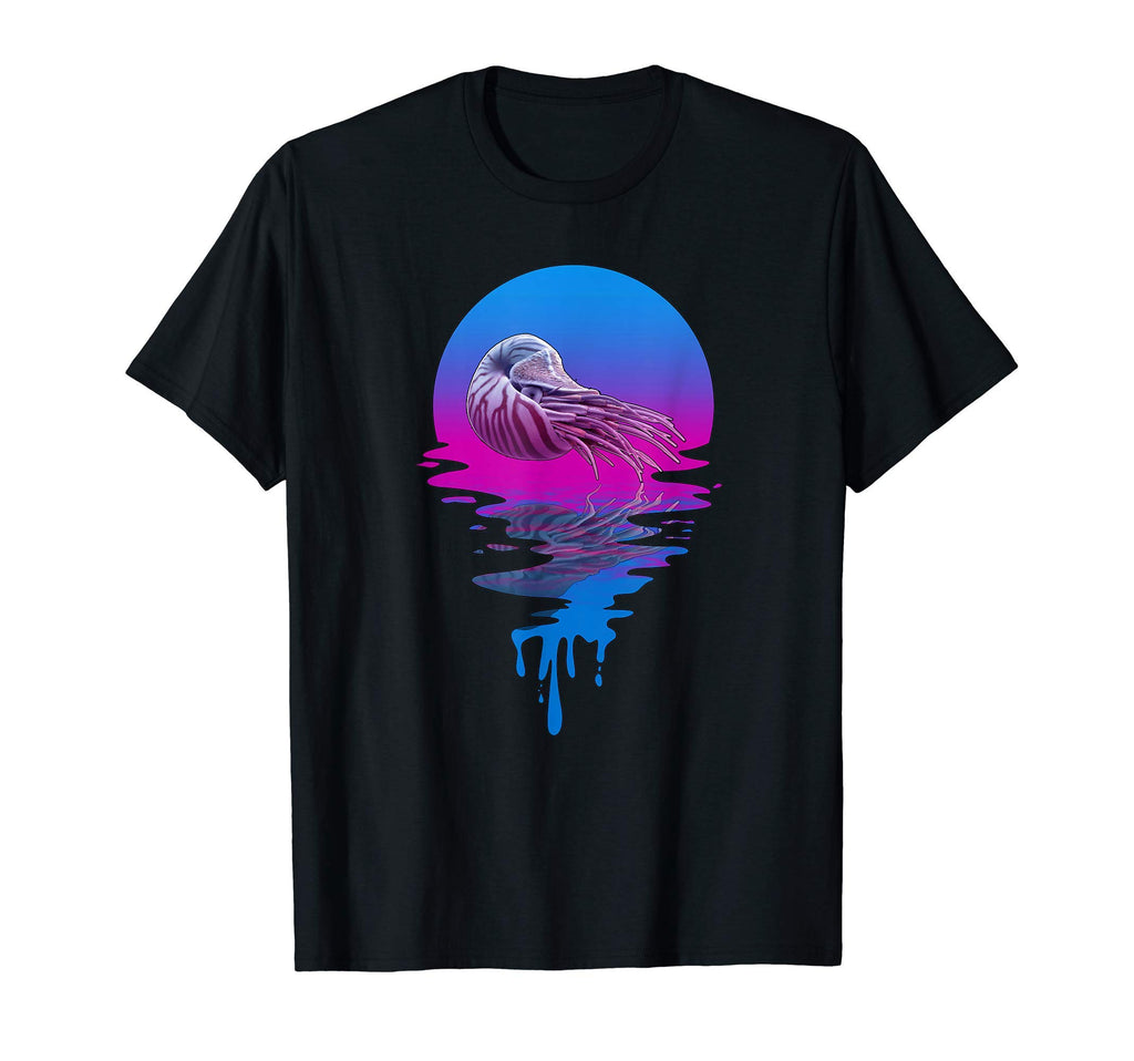 Sunset Nautilus T-Shirt - Fun Novelty Design Unisex - T-Shirt, Sweatshirt, Hoodie