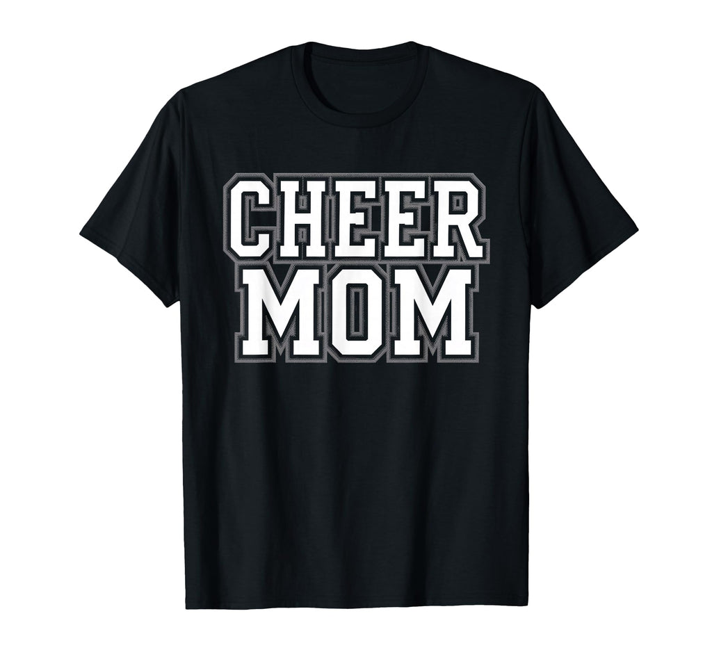 Cheer Mom Mother Bow Cheerleader Game Day T-Shirt - Novelty Apparel Unisex - T-Shirt, Sweatshirt, Hoodie