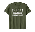 Eureka California Distressed T-Shirt - Graphic Print Unisex - T-Shirt, Sweatshirt, Hoodie
