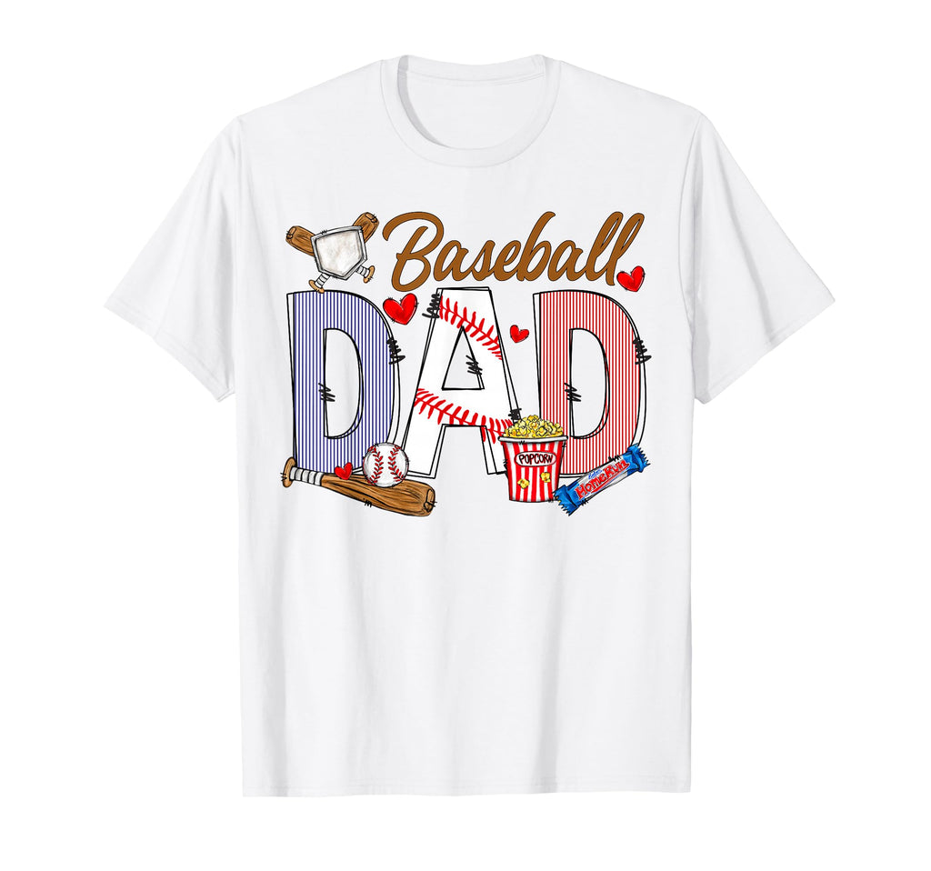 Baseball Dad Game Day Sport Lovers T-Shirt - Fun Novelty Design Unisex - T-Shirt, Sweatshirt, Hoodie