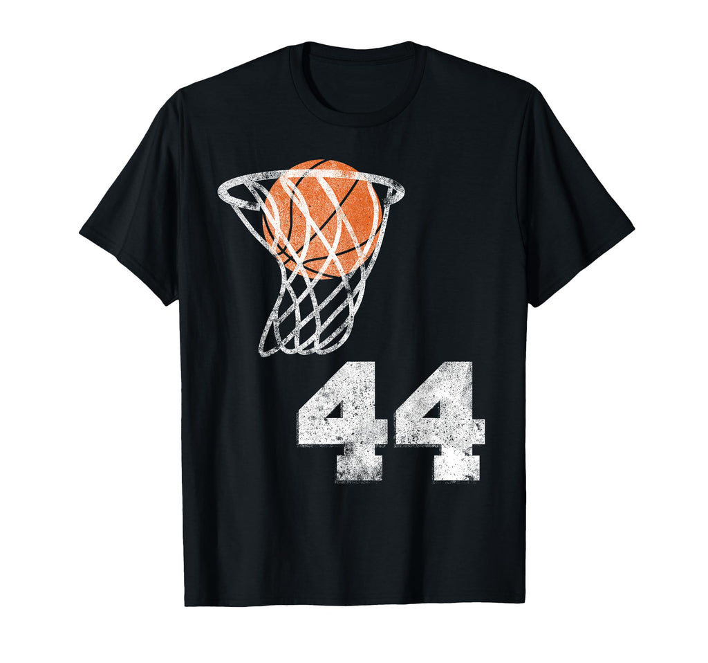 Basketball Jersey Number 44 Player T-Shirt - Graphic Print for Adults - T-Shirt, Sweatshirt, Hoodie