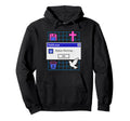 Faith Exe Running Faithwave Christian Hoodie - Minimalist Print for Adults - T-Shirt, Sweatshirt, Hoodie