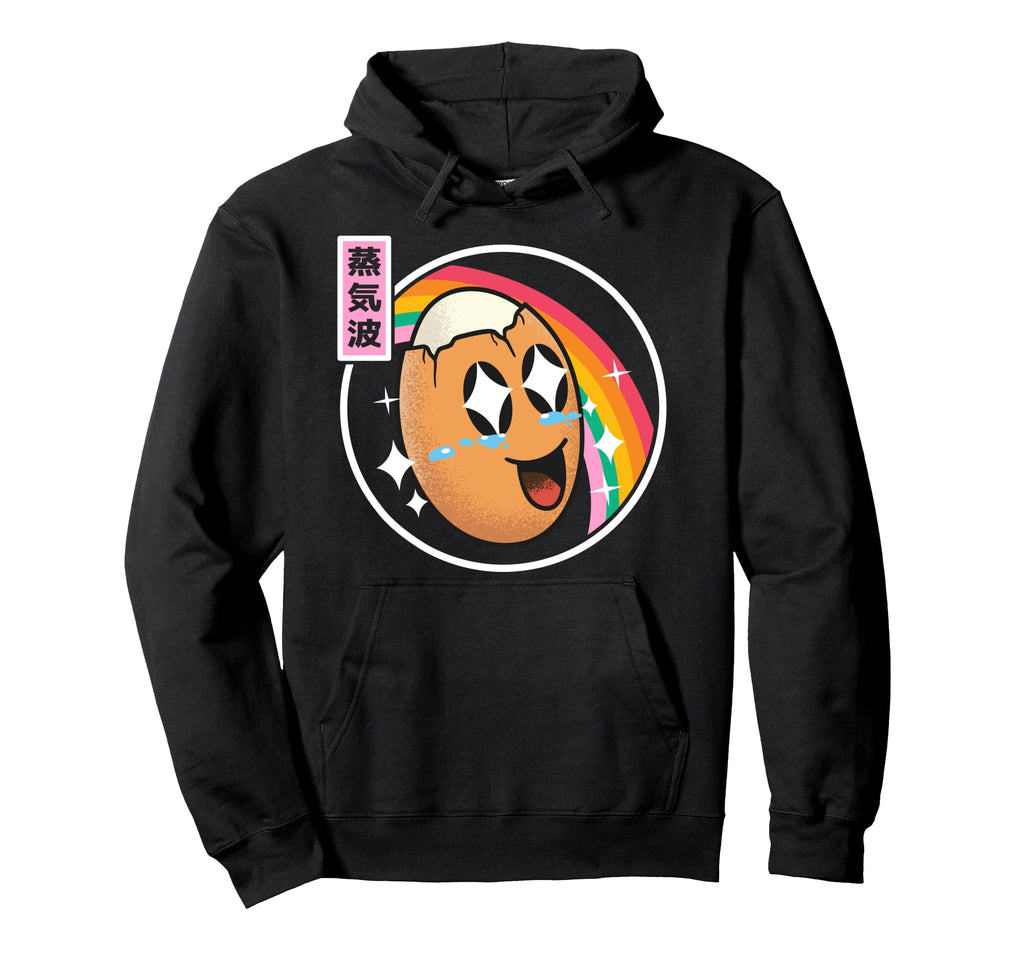 Happy Egg Pastel 80S Japan Otaku Hoodie - Aesthetic Graphic for Adults - T-Shirt, Sweatshirt, Hoodie
