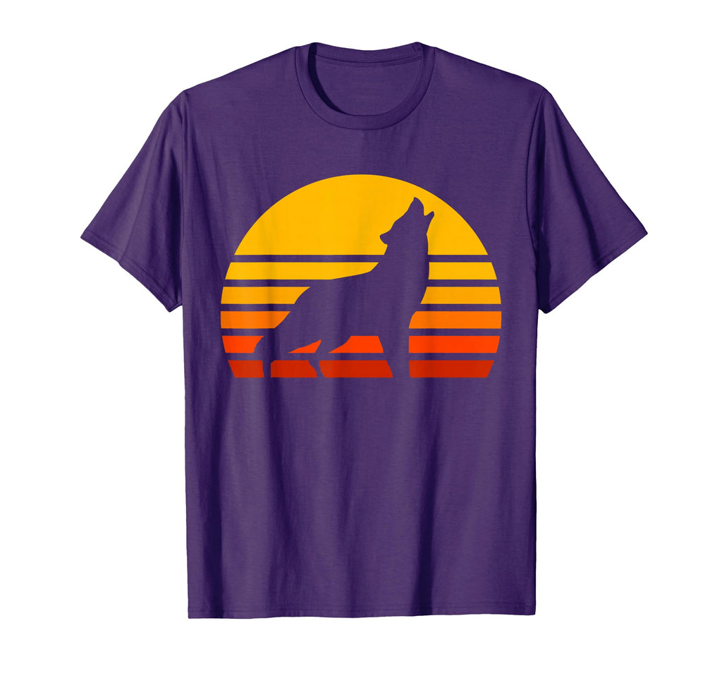 Wolf Sunset Wolf T-Shirt - Fun Novelty Design for Adults - T-Shirt, Sweatshirt, Hoodie