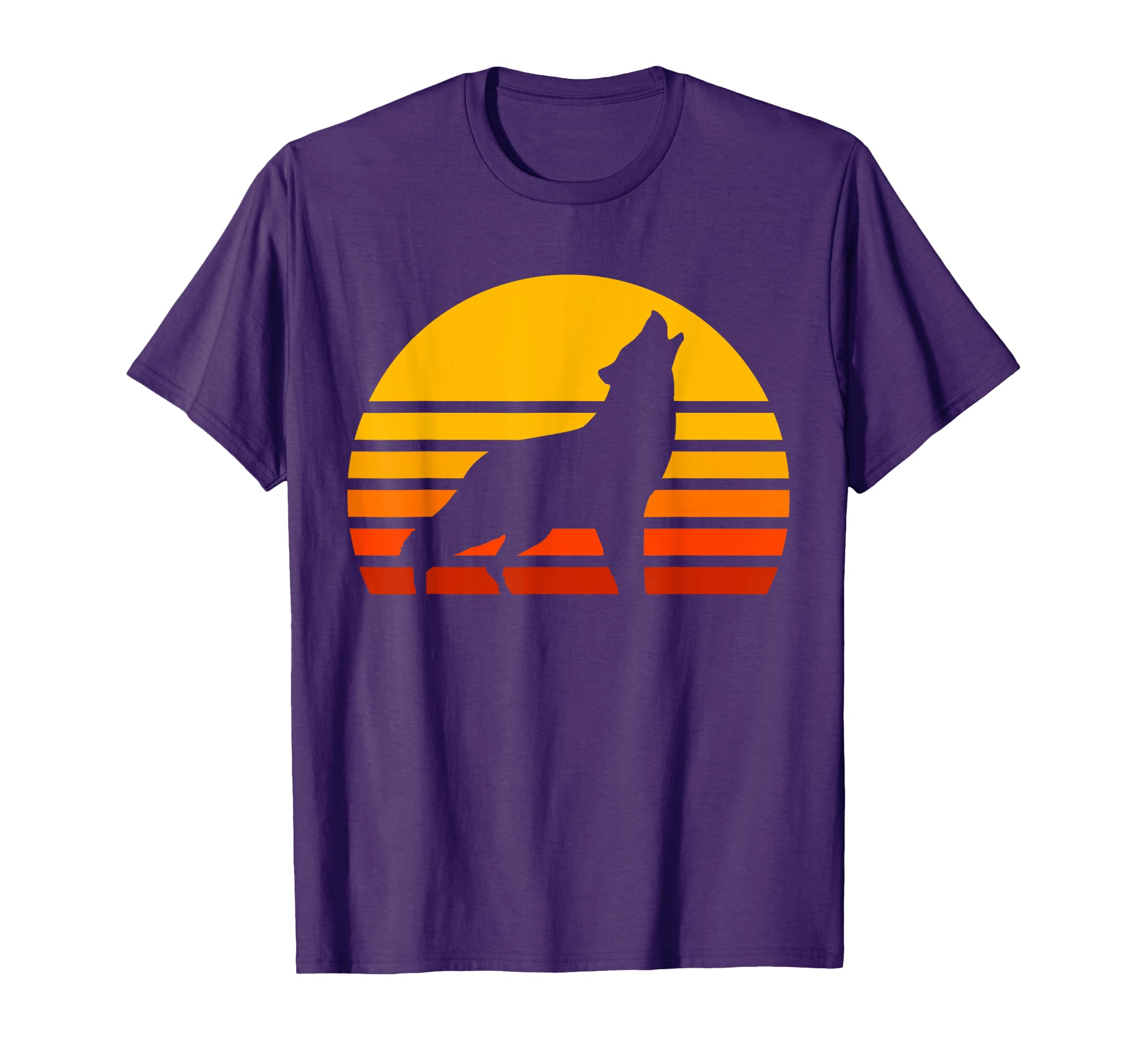 Wolf Sunset Wolf T-Shirt - Fun Novelty Design for Adults - T-Shirt, Sweatshirt, Hoodie