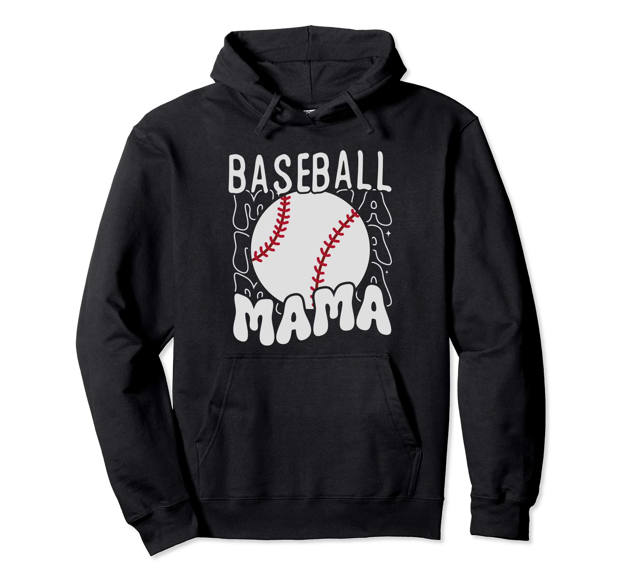 Groovy Baseball Mama Baseball Sons Game Hoodie - Trendy Graphic Men Women - T-Shirt, Sweatshirt, Hoodie