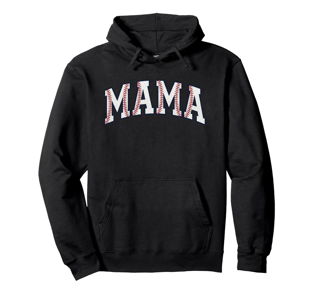 Baseball Mama Hoodie - Graphic Print Unisex - T-Shirt, Sweatshirt, Hoodie