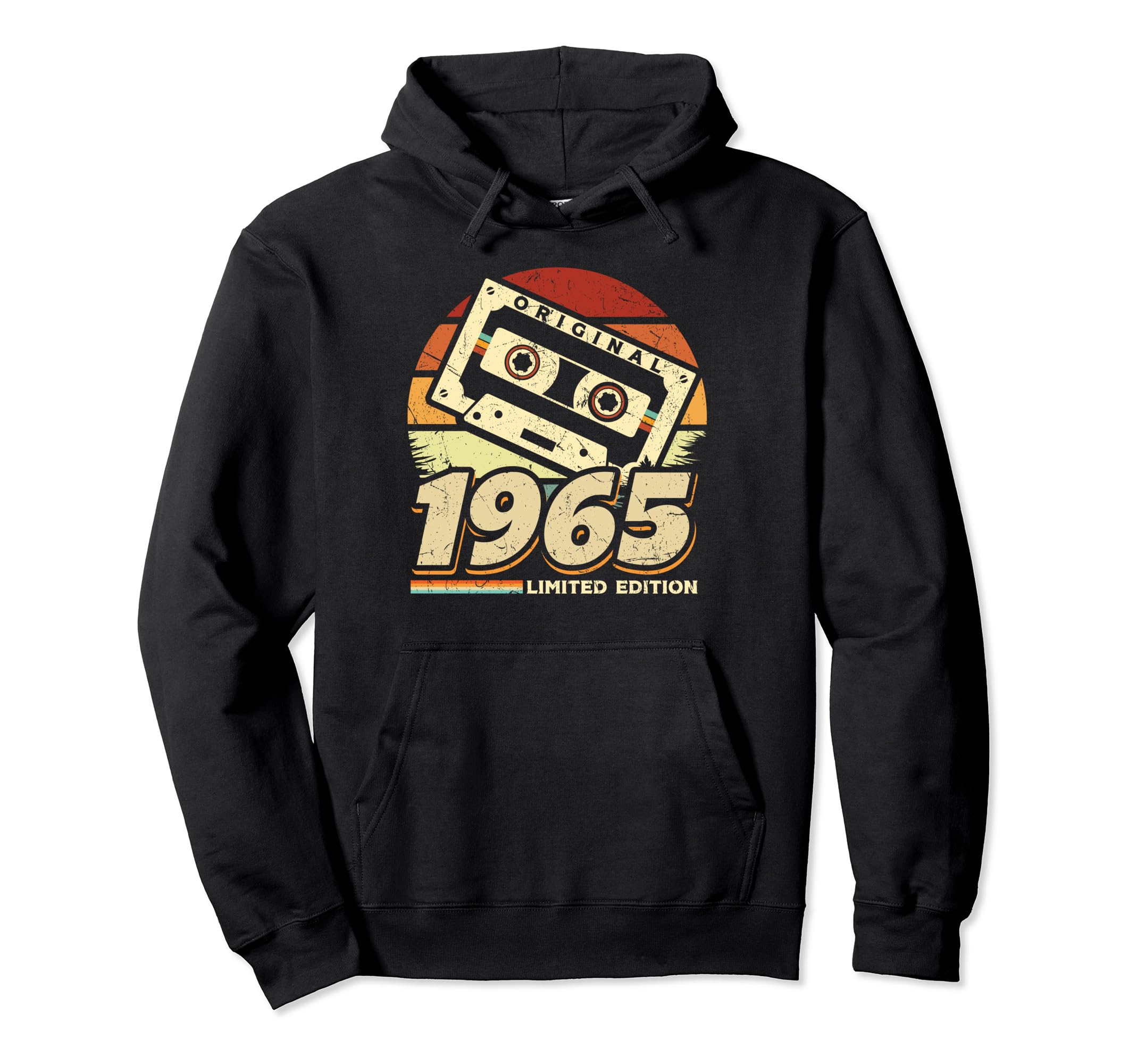 1965 Cassette Tape 59Th Birthday Hoodie - Casual Everyday Wear for Adults - T-Shirt, Sweatshirt, Hoodie