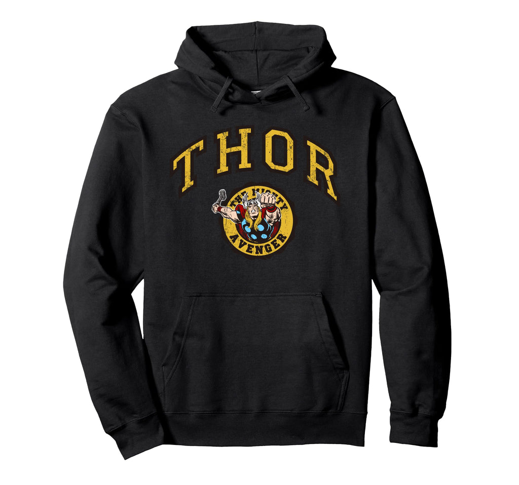 Marvel Thor Mighty Avenger Varsity Hoodie - Minimalist Print Men Women - T-Shirt, Sweatshirt, Hoodie