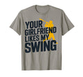 Funny Baseball Your Girlfriend T-Shirt - Aesthetic Graphic for Adults - T-Shirt, Sweatshirt, Hoodie