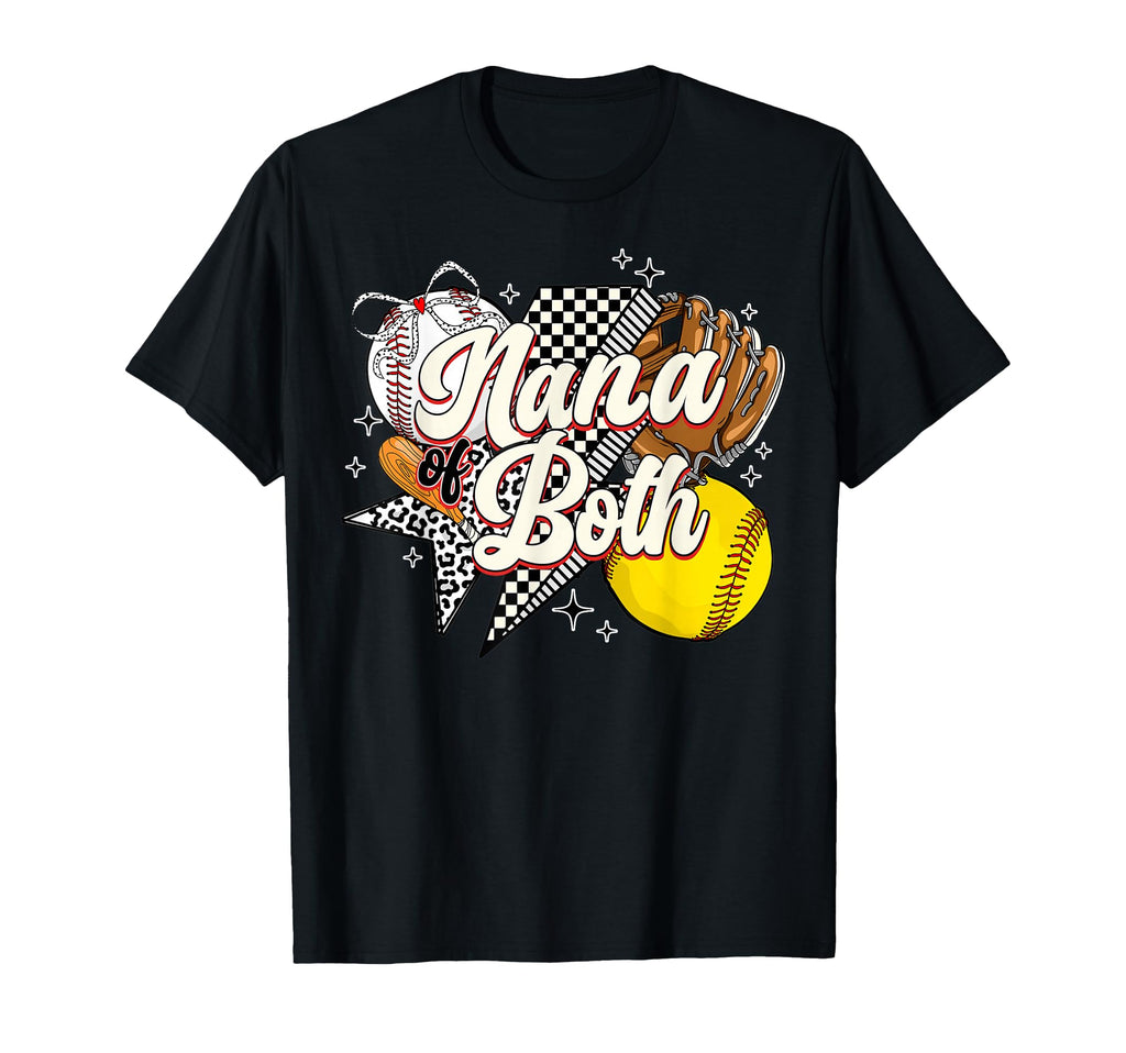 Nana Both Baseball Softball Game Day T-Shirt - Novelty Apparel Men Women - T-Shirt, Sweatshirt, Hoodie