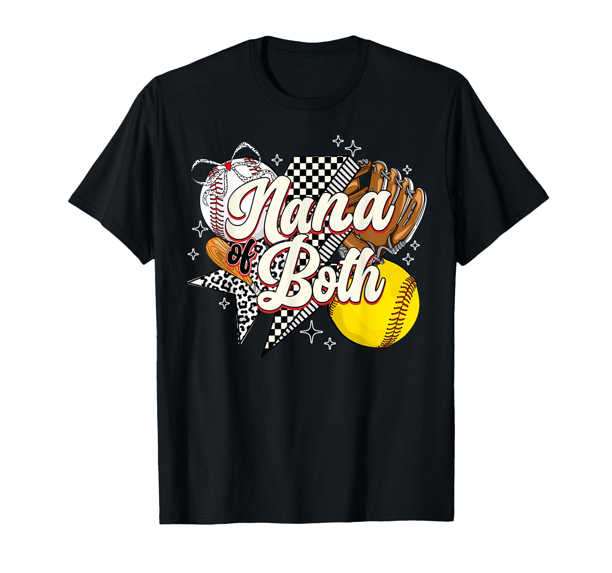 Nana Both Baseball Softball Game Day T-Shirt - Novelty Apparel Men Women - T-Shirt, Sweatshirt, Hoodie