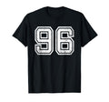 Sports Team Number 96 T-Shirt - Trendy Graphic for Adults - T-Shirt, Sweatshirt, Hoodie
