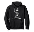 Funny Skeleton Loving Rock And Roll Hoodie - Custom Art Print for Adults - T-Shirt, Sweatshirt, Hoodie