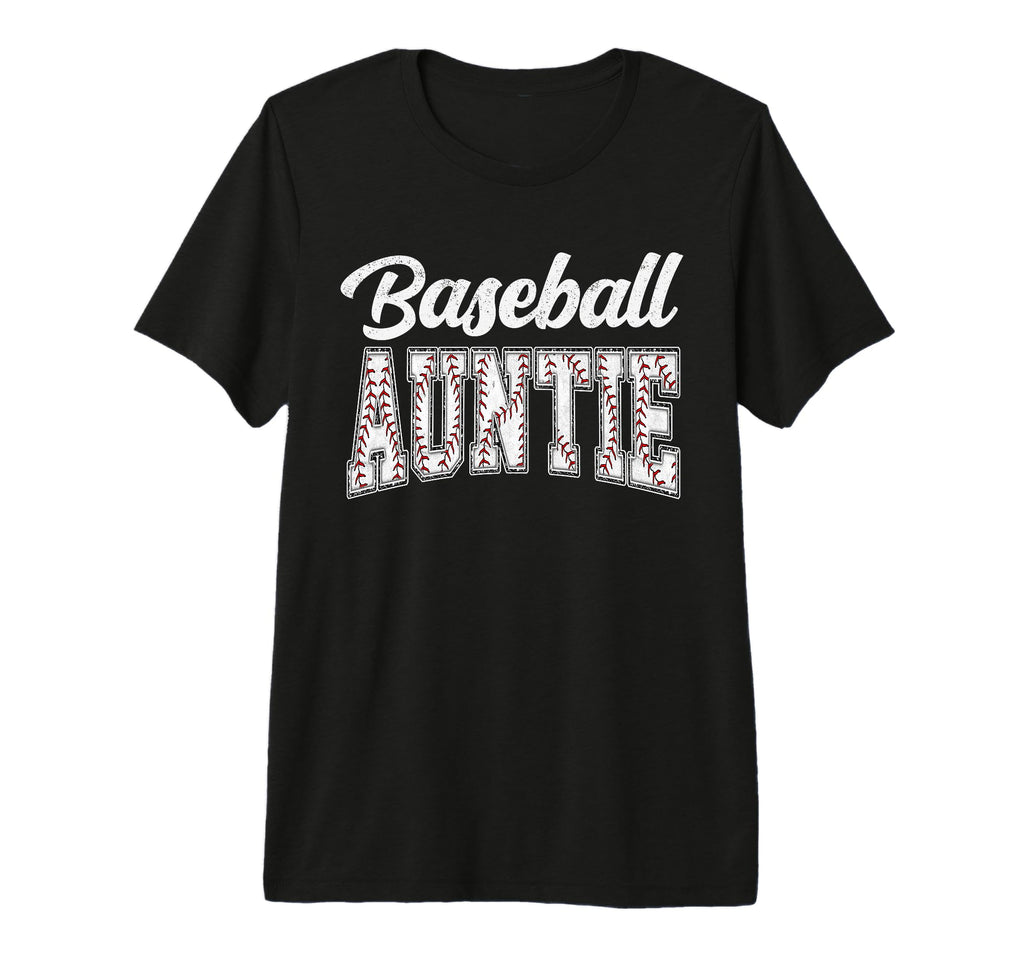 Baseball Auntie Baseball Aunt Nephew T-Shirt - Aesthetic Graphic Unisex - T-Shirt, Sweatshirt, Hoodie