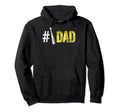 Number One Softball Dad Fathers Day Hoodie - Casual Everyday Wear Unisex - T-Shirt, Sweatshirt, Hoodie