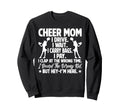 Cheer Mom Funny Mothers Day Cheerleader Sweatshirt - Graphic Print Unisex - T-Shirt, Sweatshirt, Hoodie