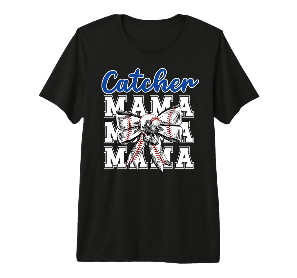 Baseball Catcher Mama Coquette T-Shirt - Fun Novelty Design for Adults - T-Shirt, Sweatshirt, Hoodie