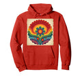 Flower Power Rainbow Floral Hippie Soul Hoodie - Streetwear Style Men Women - T-Shirt, Sweatshirt, Hoodie