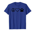 Peace Love Dog Lover Peace Love Dog T-Shirt - Custom Art Print Men Women - T-Shirt, Sweatshirt, Hoodie