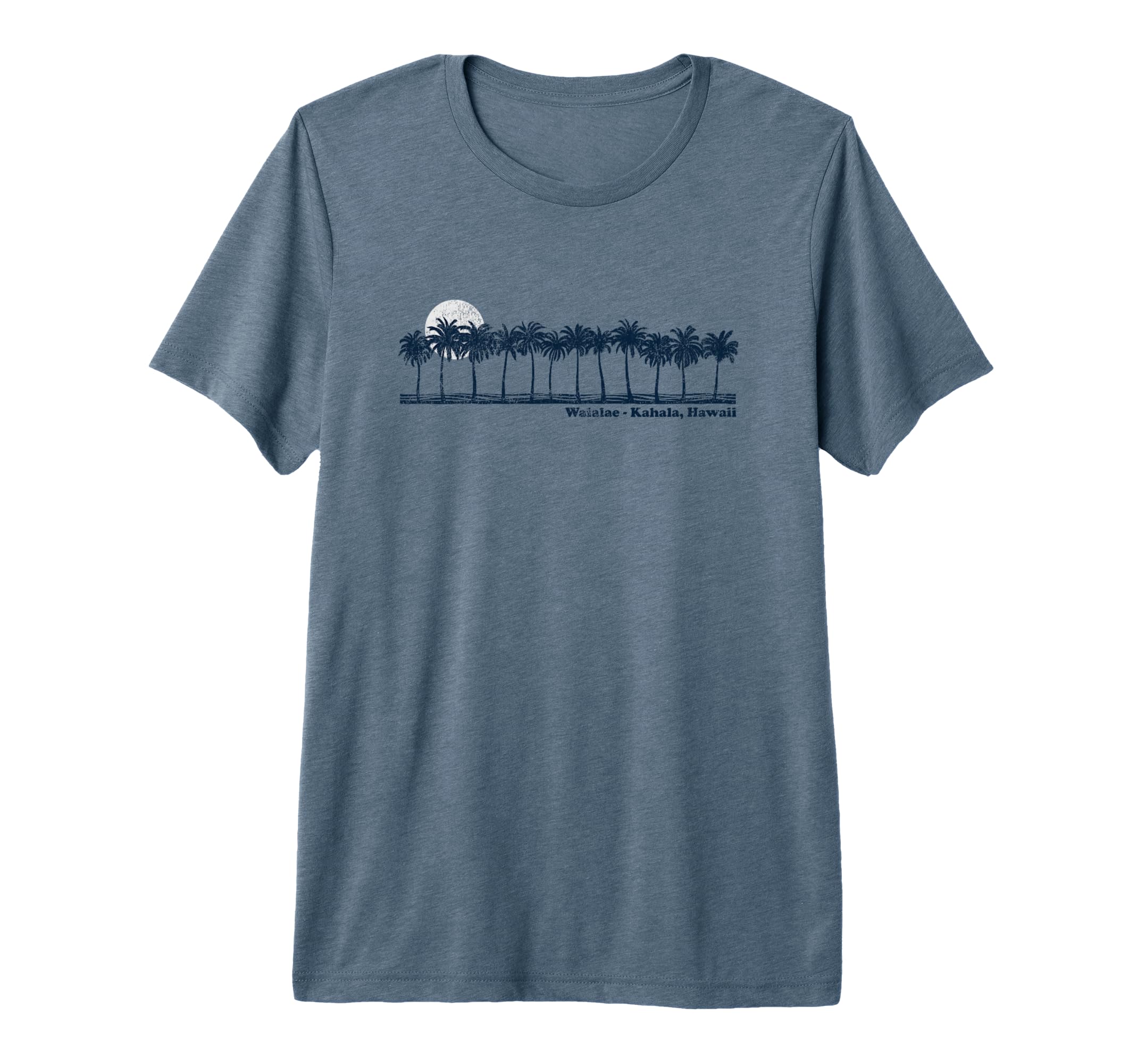 Waialae Kahala 70S Throwback Tri Blend T-Shirt - Streetwear Style Men Women - T-Shirt, Sweatshirt, Hoodie