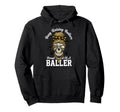 Busy Raising Ballers Proud Parent Baller Hoodie - Graphic Print for Adults - T-Shirt, Sweatshirt, Hoodie