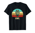 Sunset Owl T-Shirt - Minimalist Print for Adults - T-Shirt, Sweatshirt, Hoodie