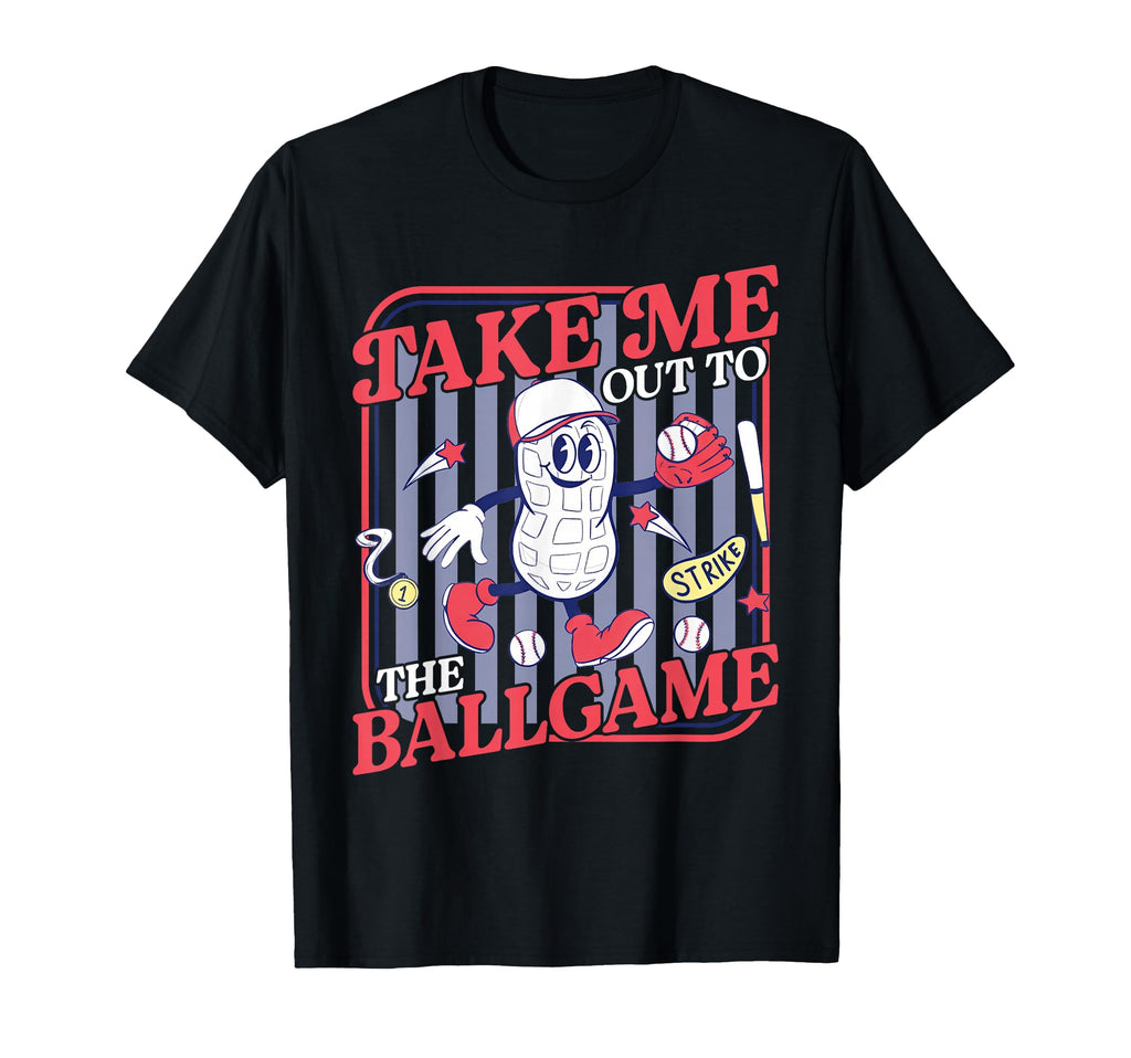 Take Me Out To Baseball Ball Game T-Shirt - Aesthetic Graphic Unisex - T-Shirt, Sweatshirt, Hoodie