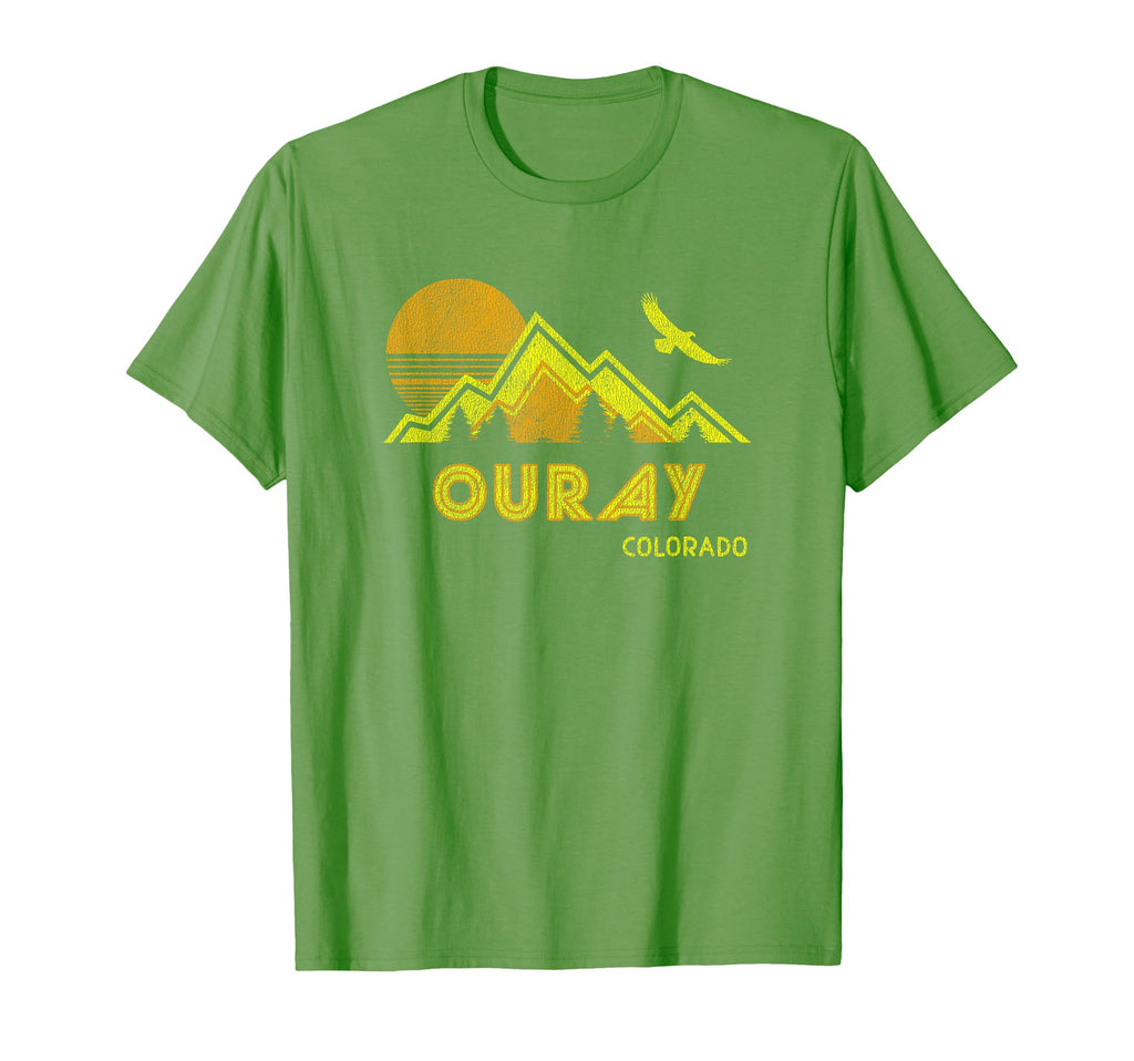 Ouray Colorado Distressed Home T-Shirt - Fun Novelty Design Men Women - T-Shirt, Sweatshirt, Hoodie