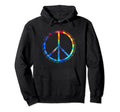 Hope Dream Love Boho Tie Dye Groovy Hoodie - Trendy Graphic for Adults - T-Shirt, Sweatshirt, Hoodie