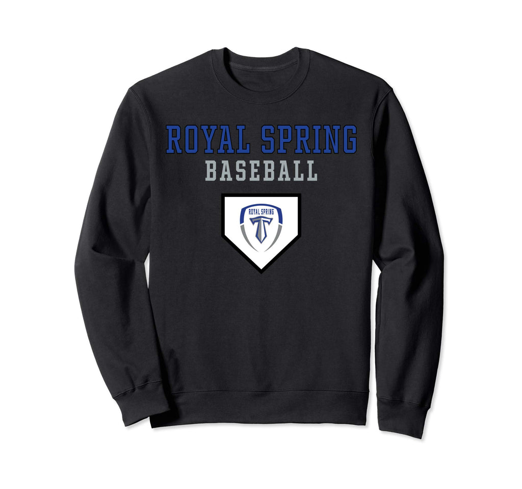 Royal Spring Middle School Baseball Sweatshirt - Novelty Apparel Unisex - T-Shirt, Sweatshirt, Hoodie