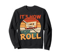 Funny Pencil Winding Cassette Tape Sweatshirt - Graphic Print for Adults - T-Shirt, Sweatshirt, Hoodie