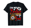 Not Just Her Brother Her Number 1 Fan T-Shirt - Trendy Graphic for Adults - T-Shirt, Sweatshirt, Hoodie