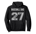 Baseball Dad Class 2027 Baseball Dad Hoodie - Aesthetic Graphic Unisex - T-Shirt, Sweatshirt, Hoodie