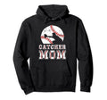 Baseball Catcher Mom Baseball Hoodie - Casual Everyday Wear for Adults - T-Shirt, Sweatshirt, Hoodie
