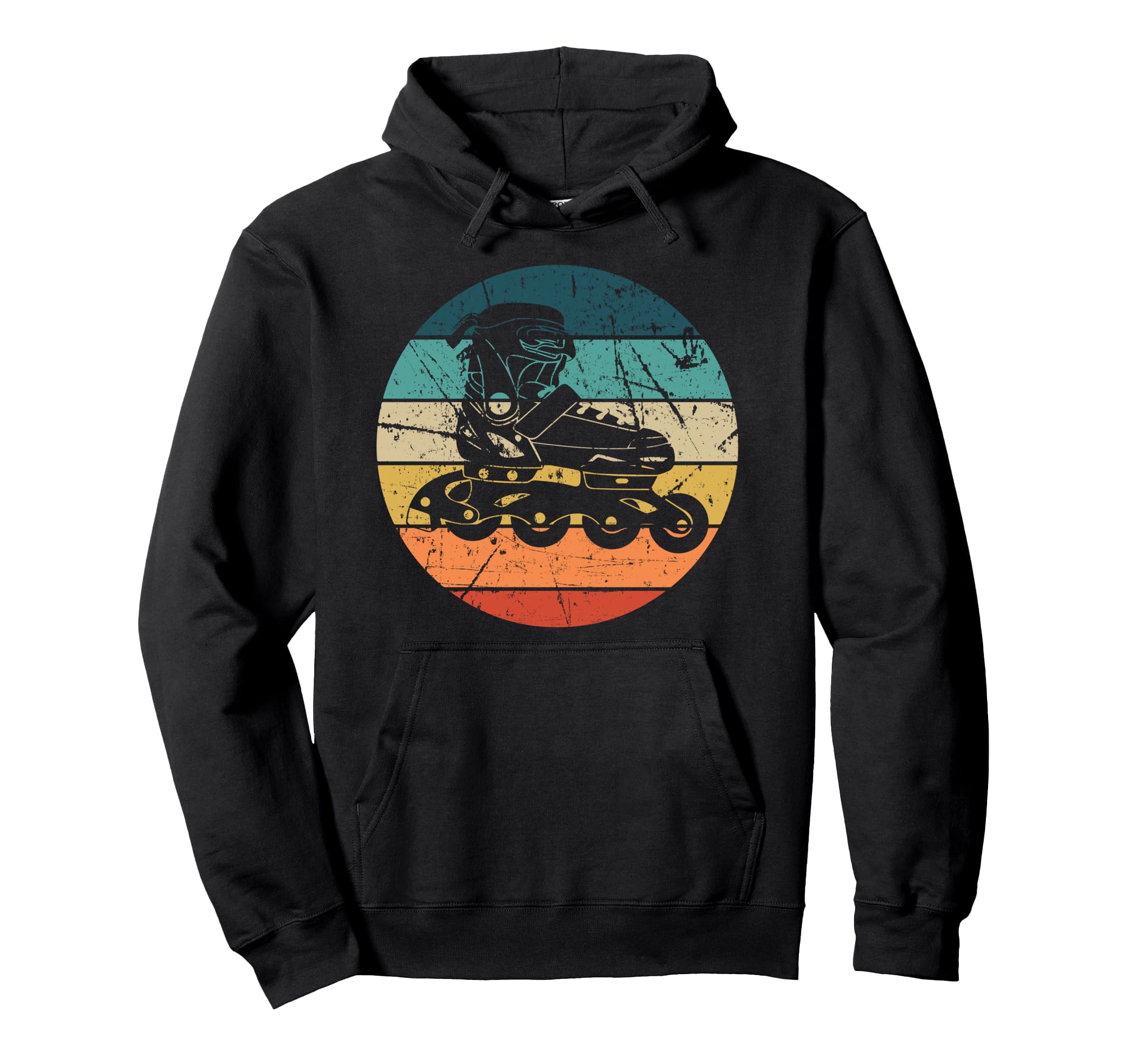 Rollerblading Roller Blades Inline Hoodie - Unique Graphic for Adults - T-Shirt, Sweatshirt, Hoodie
