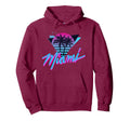 Miami Palm Trees Vaperwave Synthwave 80S Hoodie - Graphic Print Unisex - T-Shirt, Sweatshirt, Hoodie
