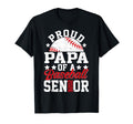Proud Papa 2026 Senior Baseball T-Shirt - Custom Art Print for Adults - T-Shirt, Sweatshirt, Hoodie