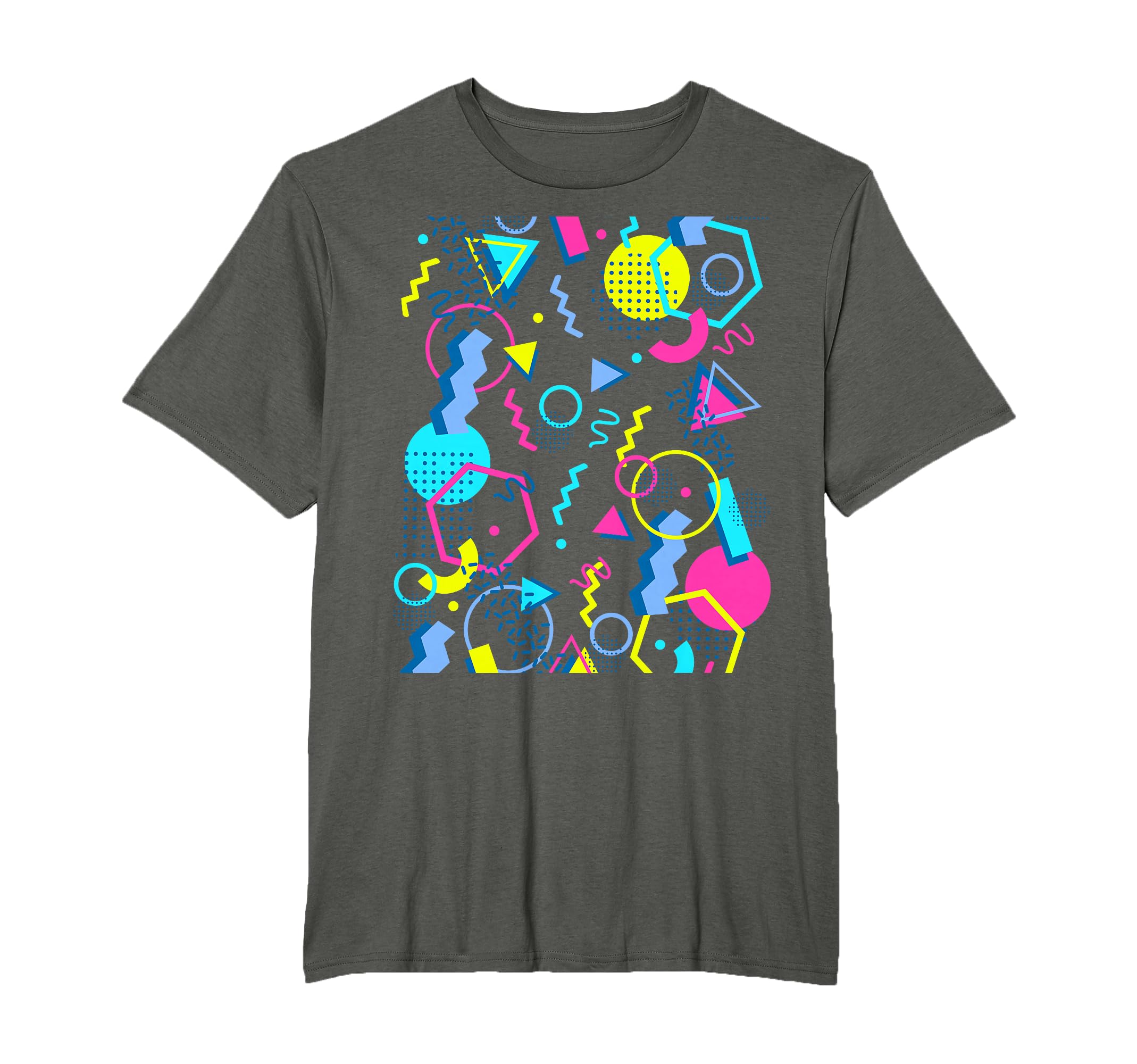 Geometric Pattern 80S 90S Memphis T-Shirt - Novelty Apparel Unisex - T-Shirt, Sweatshirt, Hoodie