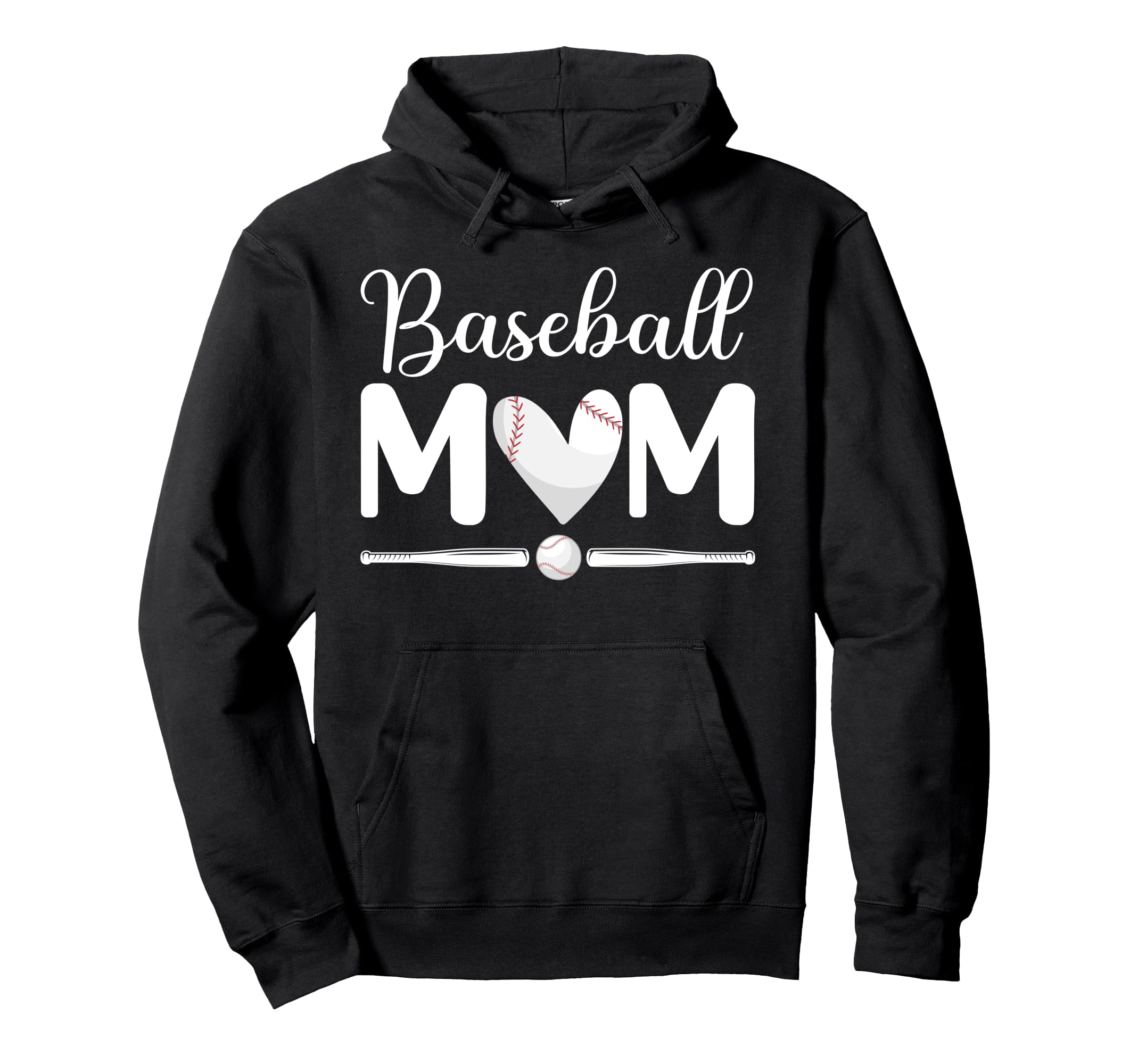 Baseball Mama Sports Player Hoodie - Casual Everyday Wear Men Women - T-Shirt, Sweatshirt, Hoodie